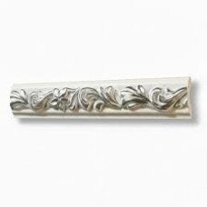 CORNICE WHITE DADO SILVER LEAF